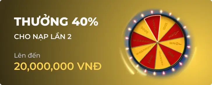 Ưu đãi thưởng 40% tại FB88