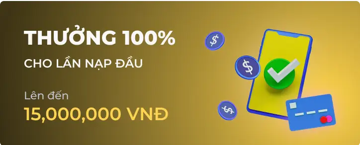 Ưu đãi thưởng 100% tại FB88